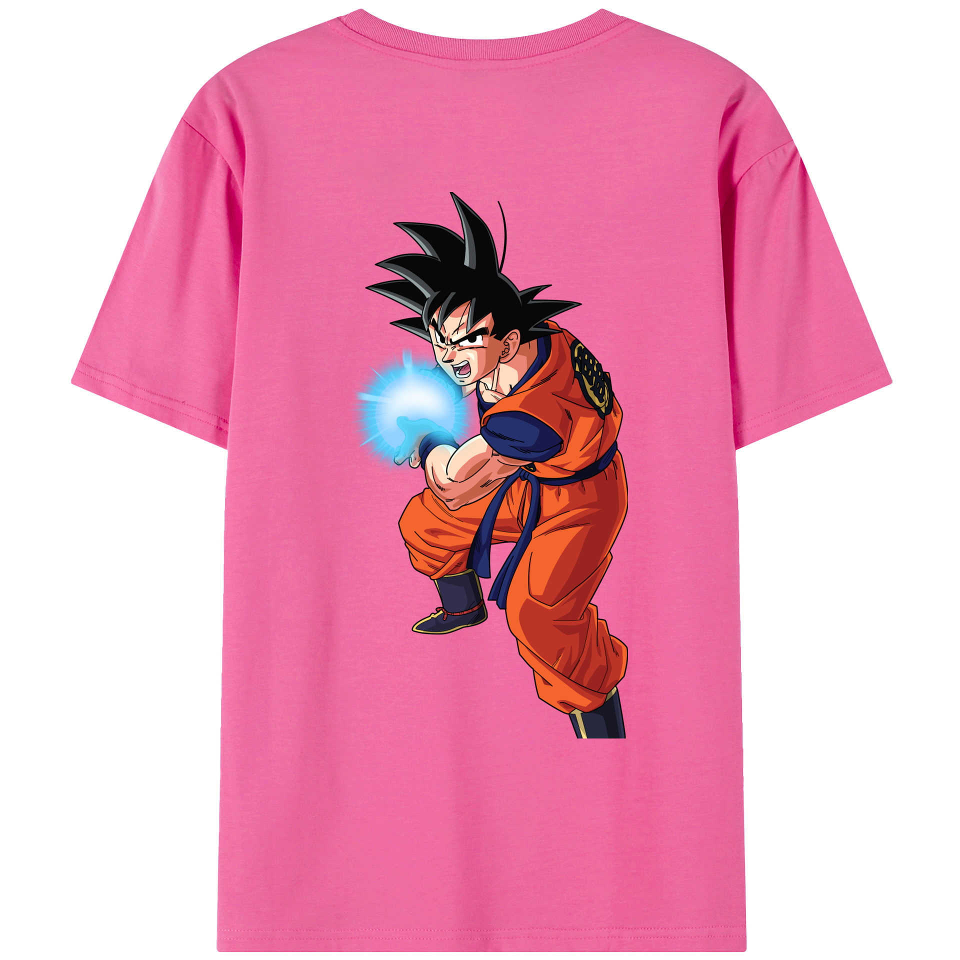 （画像用） ドラゴンボール 孫悟空（そん ごくう）Son Goku カカロット DRAGON BALL Kakarotto レディース半袖Tシャツ(バックプリント)
